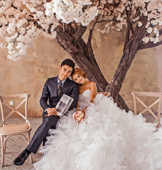 时尚街拍婚纱写真作品