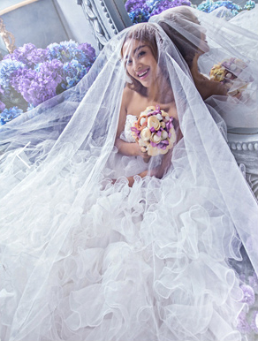 AI婚纱写真 法式浪漫风格展示