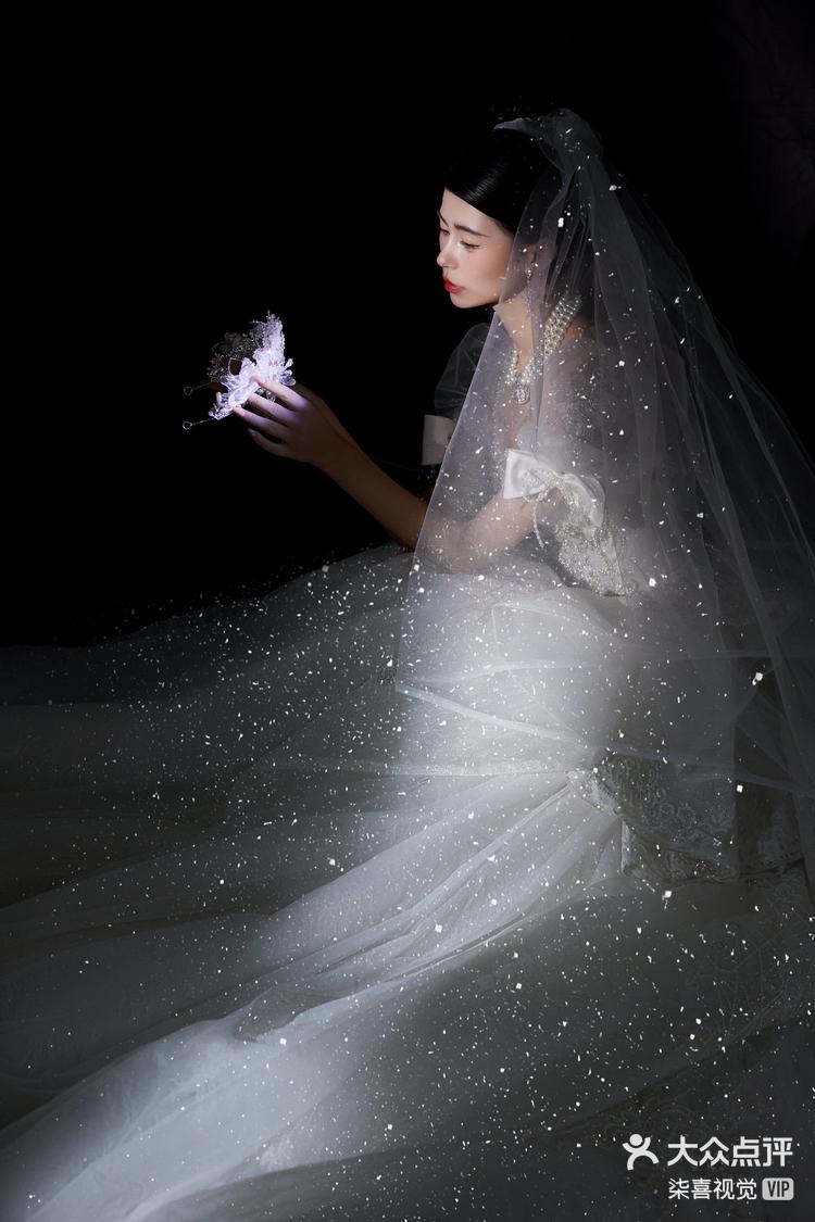 新娘单人婚纱照(图1)