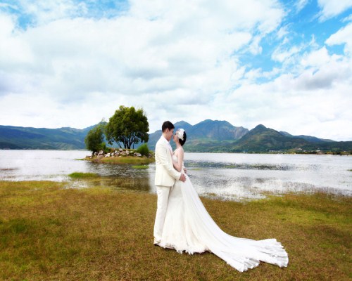 婚纱照求推荐古装婚纱照的魅力所在(图1)