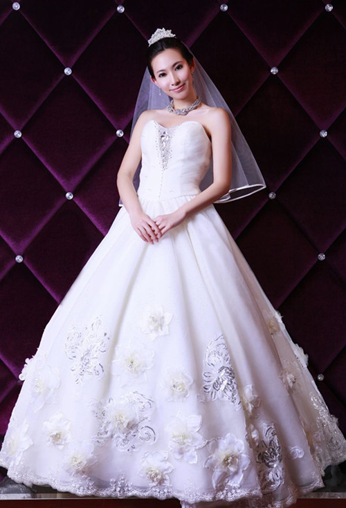 女孩婚纱图片(图1)